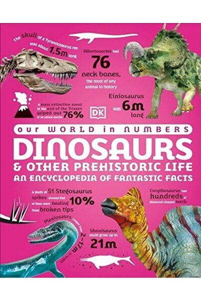 Penguin Random House عالمنا بالأرقام الديناصورات وغيرها من أشكال الحياة ما قب...