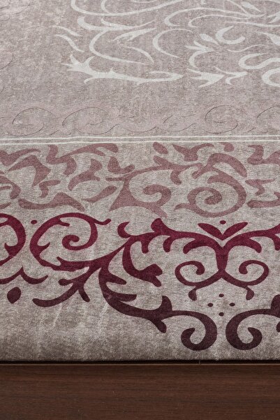 RENKLİBUTİK 12 M2 Non-Slip Washable Carpet Cover - Modern Patterns, Velvet Texture, Elastic and Sponge