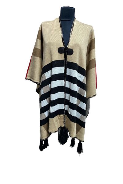 mim eşarp Akmoda - Thick Winter Knitwear Long Poncho