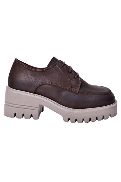 Mammamia D24KA-3085 Kahve Kadın Deri Ayakkabı