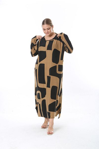 XL Modam Μεγάλο μέγεθος Strandart One Size - 140 cm στήθος, 144 cm Basen Lycra Cashmere Ρούχα