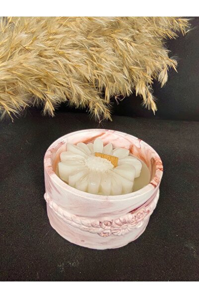 esdekor Şık Kasede Çıralı Papatya