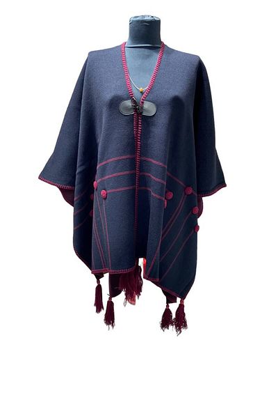 mim eşarp Akmoda - Thick Winter Knitwear Long Poncho