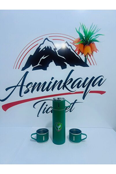 Novia Tasarım Paslanmaz Çelik 3 Bardaklı Vakumlu Taraftar Termos Set