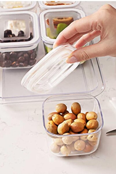 ALBETTO 250ml White Acrylic Breakfast Tray 7 Pieces