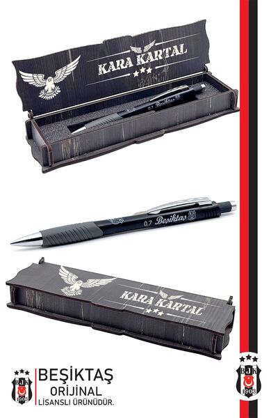 Beşiktaş Orijinal Lisanslı Plastik Gövde Versatil Uçlu Kalem 0.7 Hediyelik Ah...