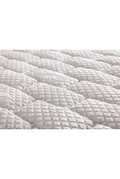 QUEEN BEE Napol Peluş Pedli Kahverengi Pocket Yaylı Ortopedik Rollpack Yatak