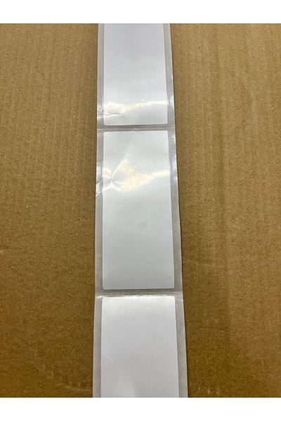 AYSAN ETİKET Aysan 50mm X 120mm P.P Opaque Parcel Barcode Label - Blank Adhesive