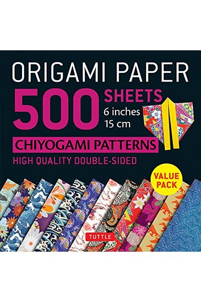 Ingram Origami Paper 500 Sheets Chiyogami Designs 6 Inch 15Cm Highquality Origami Sheets Printed With 12