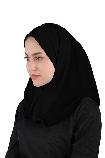 Ecardin Şal din șifon Mary Sandy - St 550 Negru