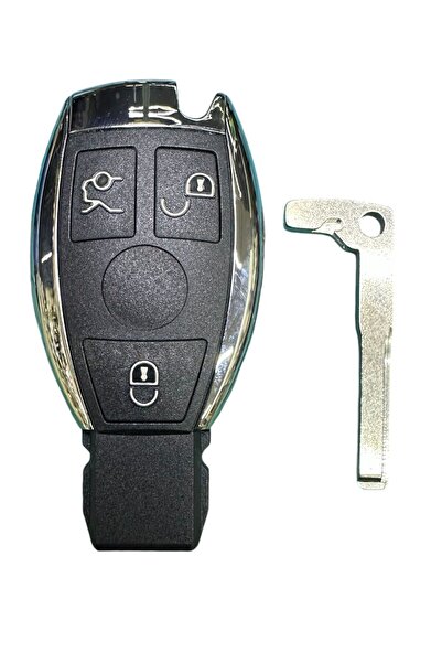 EBG İSTANBUL Mercedes 1. Carcasa de control cu ​​3 butoane cromată de calitate - LOGOSUZDUR