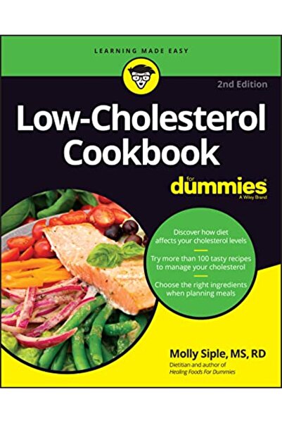 John Wiley كتاب طبخ الكوليسترول المنخفض للمبتدئين الطبعة الثانية