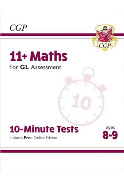 Coordination Group Publications Ltd CGP اختبارات الرياضيات Gl 10Minute 11+ للأعمار 89 عامًا مع الإصدار عبر الإنترنت