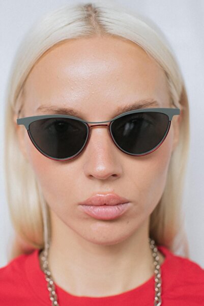 Bilge Karga Dellina Anthracite Red Black Güneş Gözlük