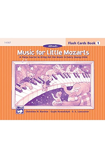 Faber Music Ltd. بطاقات تعليمية عن موسيقى موتسارت الصغير المستوى الأول