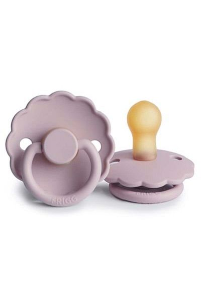 Frigg Daisy Rubber Pacifier Soft Lilac 0-6 Months