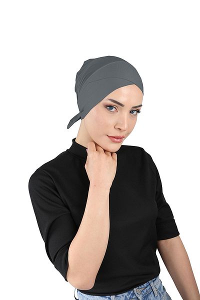 Ecardin Anthracite Breathable Clima Fit Cross Bonnet - St 258