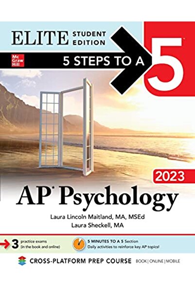 Mcgraw-Hill 5 خطوات للحصول على درجة 5 في علم النفس 2023، إصدار الطالب المتميز