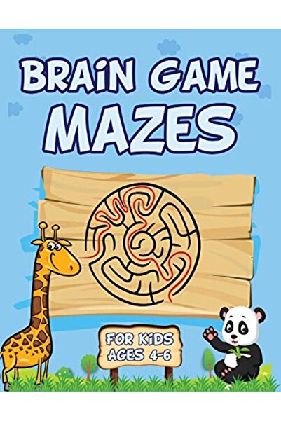 Ingram Brain Game Mazes For Kids Ages 46 Best Maze Workbook For Kids This Maz...