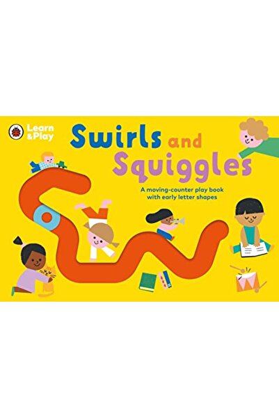 Penguin Random House الدوامات والخطوط المتعرجة كتاب لعب متحرك يحتوي على أشكال...