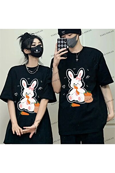 Tarzsokak Noul sezon Tir Harajuku Style Couple Lover Couple - 2 piese