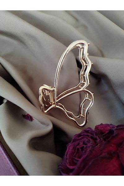 Lotus Women's Metal Gold Butterfly Latch Buckle Iron Buckle