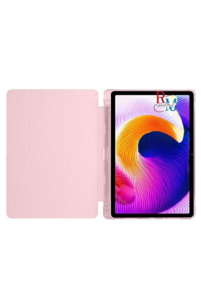 redmud teknoloji Samsung Galaxy Tab S6 Lite P610/613 Uyumlu Standlı Kılıf Dokunmatik Kalem ve Klavye Mouse 3'lü Set