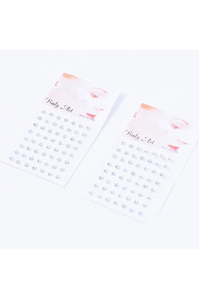 FAHA Vücut Ve Yüz Taşı Stickers Tırnak Makyaj Taşı Yapışkan Festival Taşı Kri...