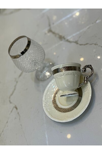 hediye Esterhomedecor Coffee Cup and Cup Set for 6 People