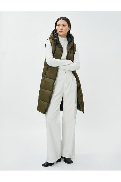 Koton Khaki-Weste für Damen
