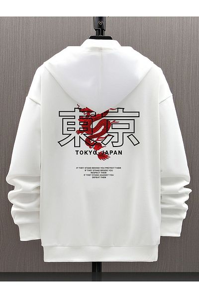 GALASHOP Men's Cool Tokyo Printed Hoodie