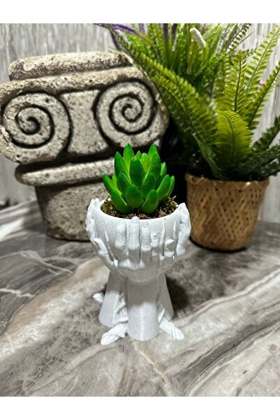 Butik Decorative Four Hand Flower Pot
