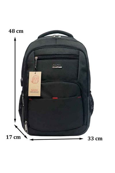 Case Club 17 inchi cu 5 compartimente - țesătură absorbantă de șocuri și impermeabilă cu aparate USB Compartimente laterale cu plasă dublă protejată