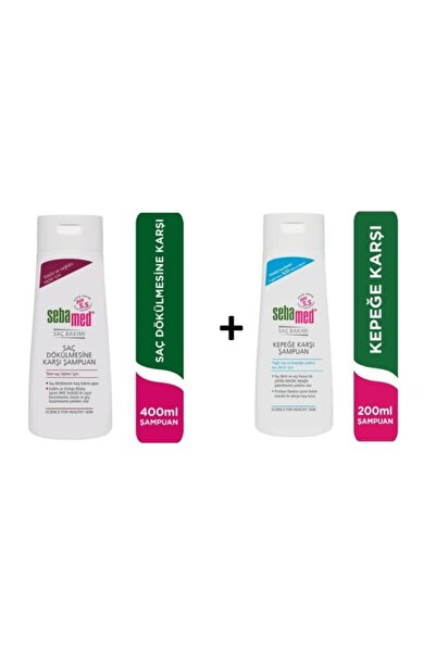 Sebamed Dökülmeye Karşı 400 ml ve Kepeğe Karşı 200 ml Şampuan Seti