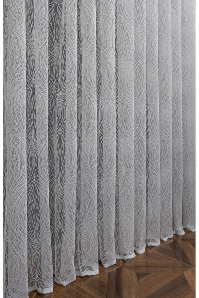 Esse Home Fish Back Knitted Tulle Curtain, 600x250, Sparse Pleat, 1/2