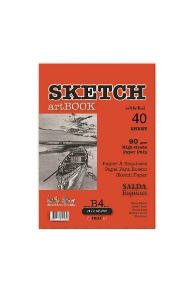 Folix Salda Sketch Glue 24.5x34.5 Memo Pad - 40 Sheets