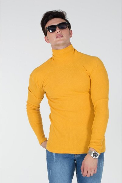 EMKA GİYİM Erkek Balıkçı Yaka Boğazlı Kazak