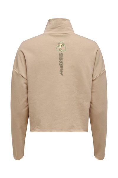 ONLY Beige Color Women's Sweatshirt