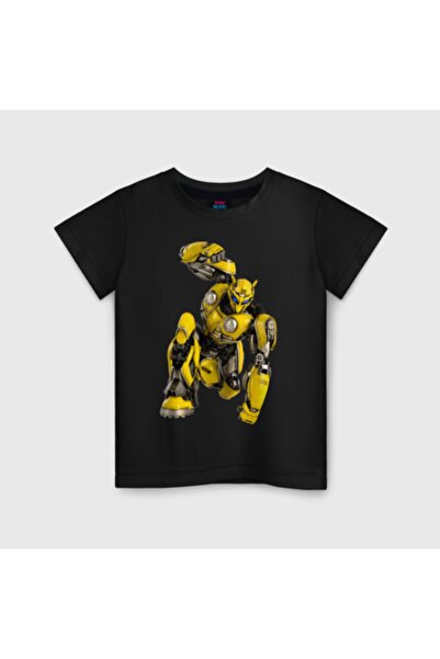 GALASHOP Bumblebee 2 Erkek Çocuk Siyah Tshirt Model 2252