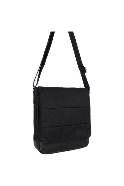 Bagacar Geantă neagră unisex pentru laptop de 13" 14" Mac Air Messenger