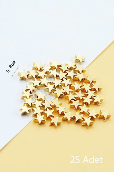 New Obsessions Υλικό κατασκευής κοσμημάτων 25 τεμαχίων DIY - Ενδιάμεσο στήριγμα αστεριού με επίχρυσο