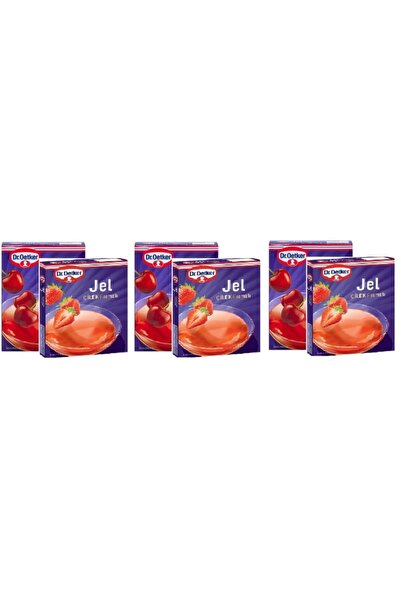 Dr. Oetker Dr.oetker Jel Vişne Aromalı 100 Gr X 3 Adet & Dr.oetker Jel Çilek ...