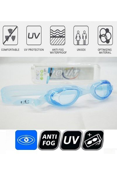 Povit Children's Swimming Sea Goggles Anti Fog Anti-Fogging UV Protection Vacuum Waterproof