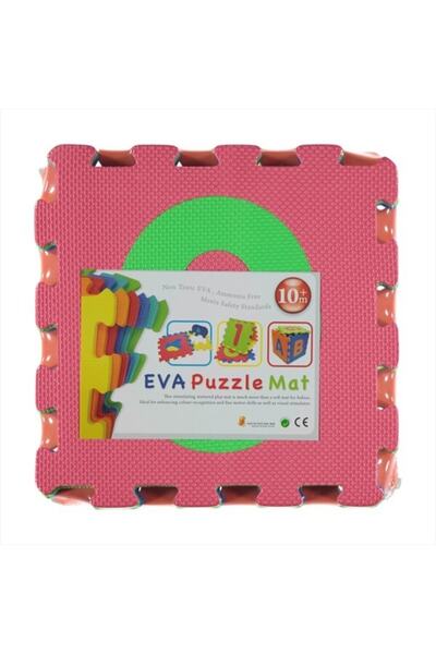 baby toys Eva 10 Parça Puzzle Oyun Matı Numaralar /