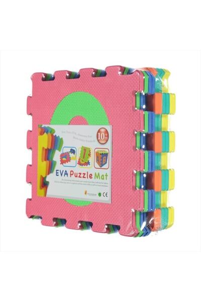 baby toys Eva 10 Parça Puzzle Oyun Matı Numaralar /
