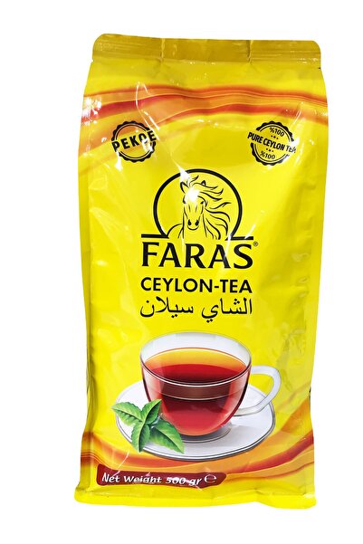 FARAS Seylan Çayı Saf Siyah 1. Kalite Tea 500 Gr