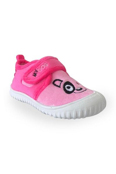 GEZER 3198 Pink/fuchsia Dog Child Nursery/Kindergarten Slippers