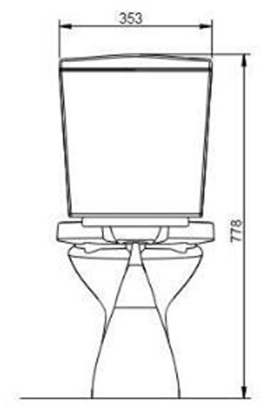 Seramiksan Natura Alttan Çıkışlı Klozet Rezervuar Soft Kapak Iç Takım
