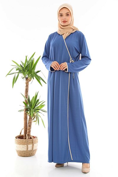 medipek Side Tie Prayer Dress Indigo Blue