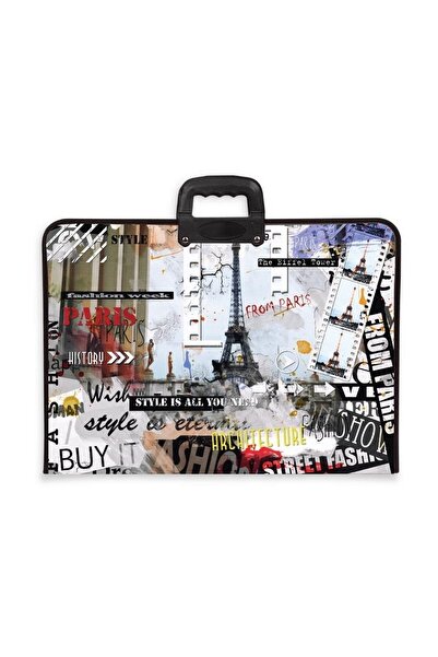 Ticon J13 (35*50 Cm) Desenli Proje Çantası Pariş